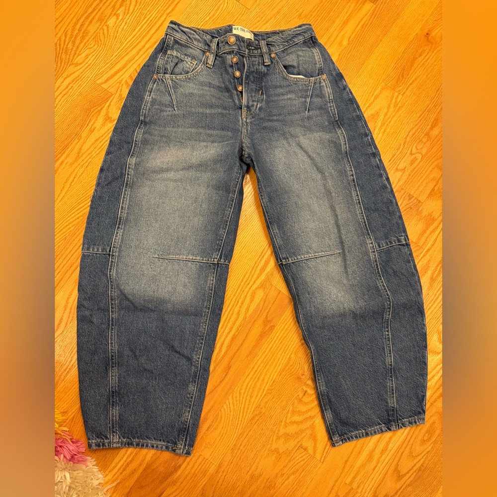 Free people barrel jeans